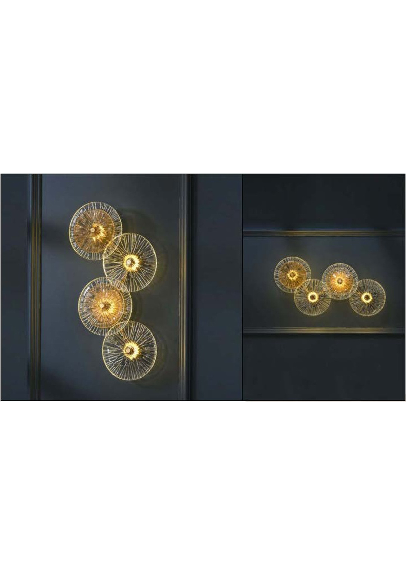 Beyond Lights - Glass Disc Sconce- GL